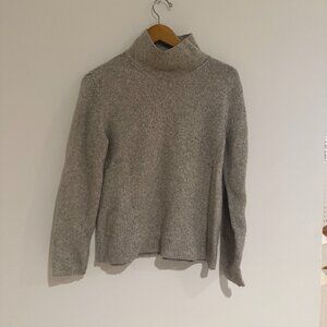 Halogen Grey Mock Neck Sweater